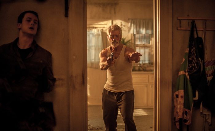 Dylan Minnette and Stephen Lang star in Screen Gems' horror-thriller DON'T BREATHE.