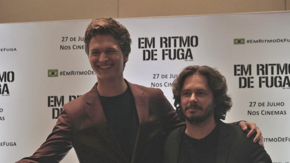 Em Ritmo de Fuga: Edgar Wright e Ansel Elgort vêm ao Brasil para divulgar o filme