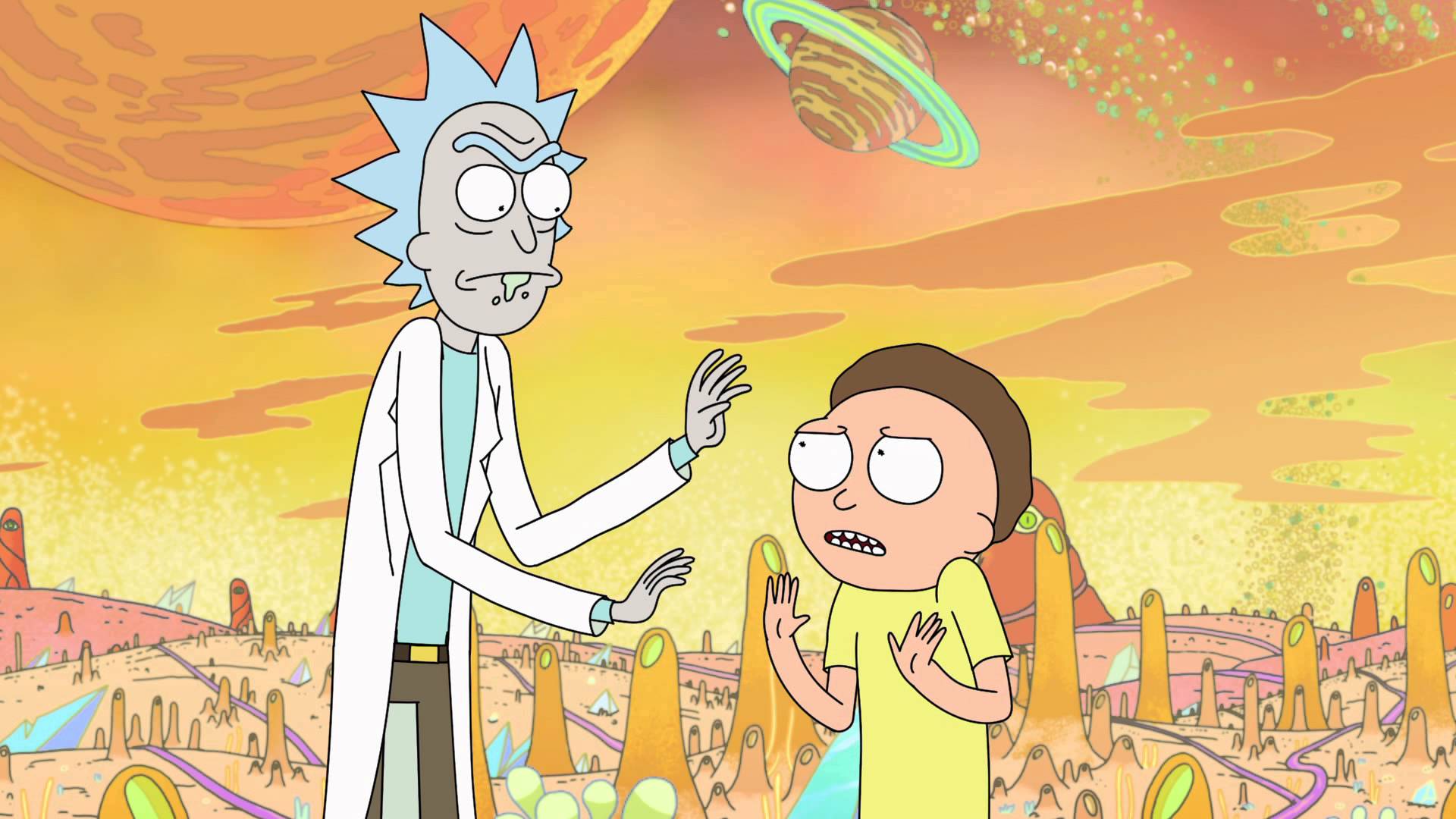 Espante a bad com Rick and Morty